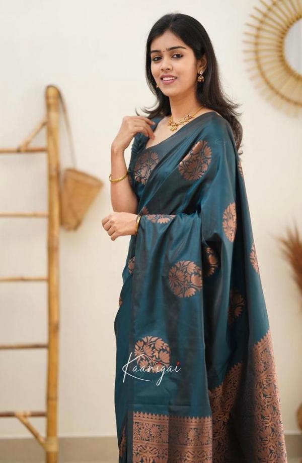 Soft Lichi 4064 Fancy Wear Silk Saree Collection